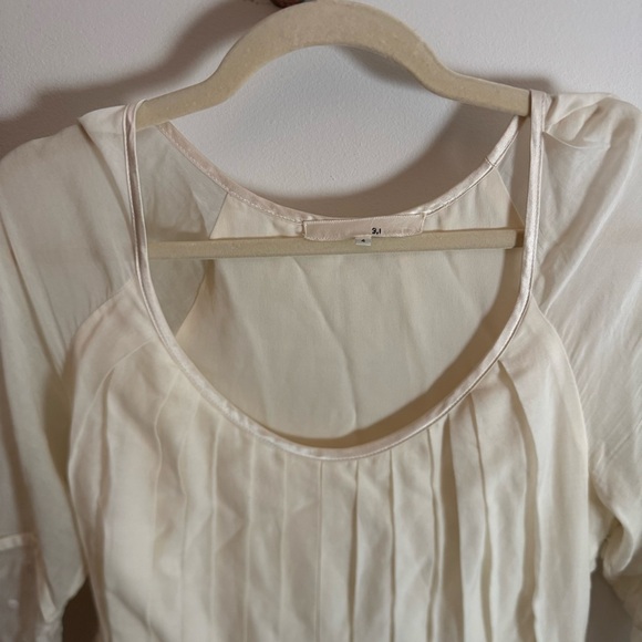 3.1 PHILLIP LIM delicate lace pleated scoop neck dress - Picture 6 of 6